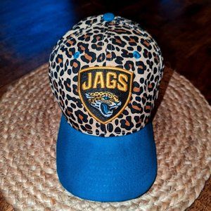 New Era Ladies Jacksonville Jaguars Hat, Jaguar Print, 7 3/8 Size